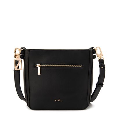 Imagen 1 del producto Cartera bandolera mediana polete negro