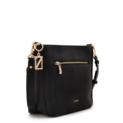 Imagen 2 del producto Cartera bandolera mediana polete negro