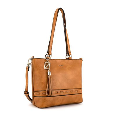 Imagen 2 del producto Cartera tote mediana kristal camel