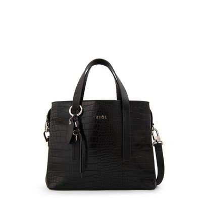 Cartera tote tres divisiones aurora mediana negro especial