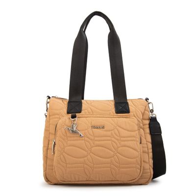 Imagen 1 del producto Cartera tote ivanca grande beige oscuro