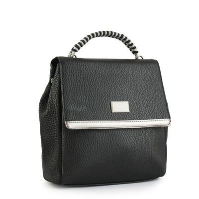 Imagen 2 del producto Mochila con tapa mediana alicia negro