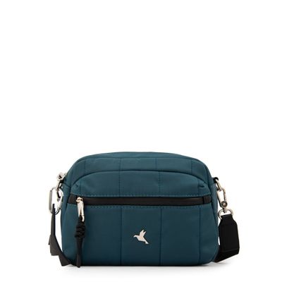 Imagen 1 del producto Cartera Bandolera pequeña lizel petroleo oscuro