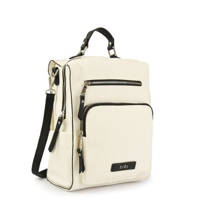 Imagen 2 del producto Mochila grande zuleika blanco