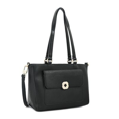 Imagen 2 del producto Cartera tote mediana agata negro