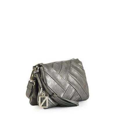 Imagen 2 del producto Cartera bandolera pequeña bora plateado oscuro