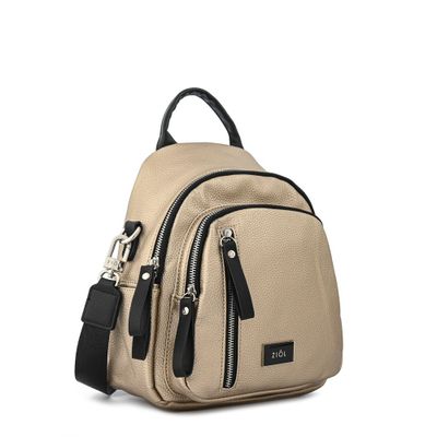 Imagen 2 del producto Mochila pequeña dublin dorado medio