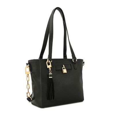Imagen 2 del producto Cartera tote mediana elaia negro