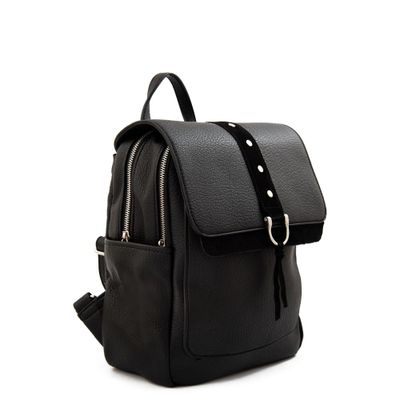 Imagen 2 del producto Mochila con tapa mediana althea negro