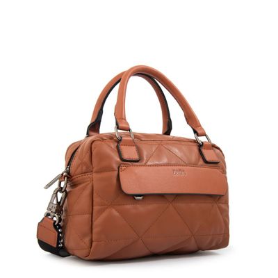 Imagen 2 del producto Cartera bandolera con asas brenda mediana café