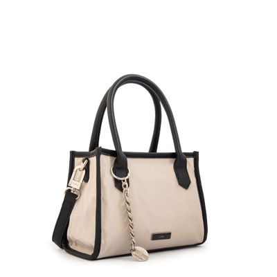 Imagen 2 del producto Cartera bandolera con asas renatta mediana blanco crudo