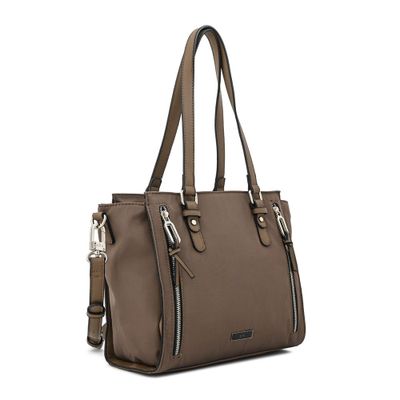 Imagen 2 del producto Cartera tote tres divisiones grande penny taupe oscuro