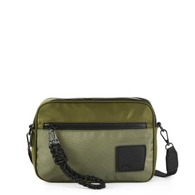 Cartera bandolera pequeña pombal verde oliva