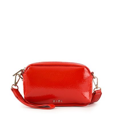 Cartera bandolera pequeña hayley rojo