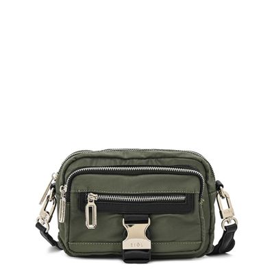 Cartera bandolera mediana carla verde oliva