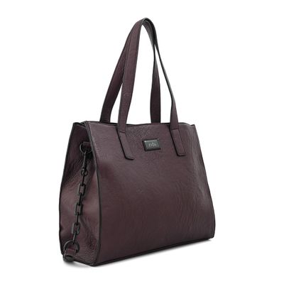 Imagen 2 del producto Cartera tote tres divisiones mediana nicki café oscuro