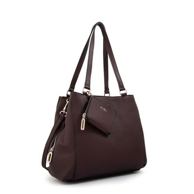 Imagen 2 del producto Cartera tote tres divisiones susana grande café oscuro