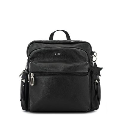 Mochila mediana ronnie negro especial