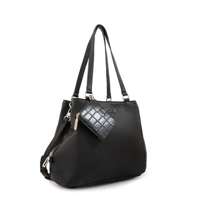 Imagen 2 del producto Cartera tote tres divisiones susana negro