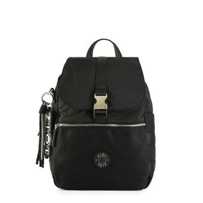 Mochila con tapa mediana tavira negro