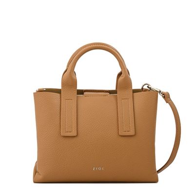 Cartera tote marlena mediana beige oscuro