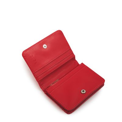 Imagen 2 del producto Tarjetero con bolsillo interior pequeña zia rojo