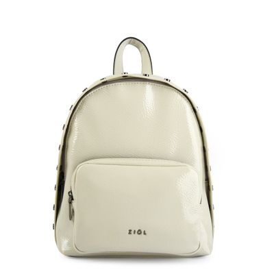 Mochila mediana chersy blanco crudo