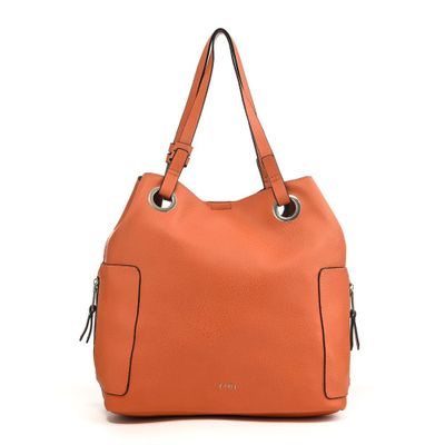 Cartera tote grande dayton naranja