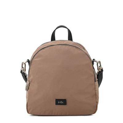 Mochila mediana lisette beige oscuro