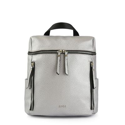 Mochila mediana giza plateado