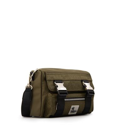 Imagen 2 del producto Cartera bandolera college pequeña verde oliva