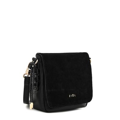 Imagen 2 del producto Cartera bandolera con tapa pequeña melchy negro especial