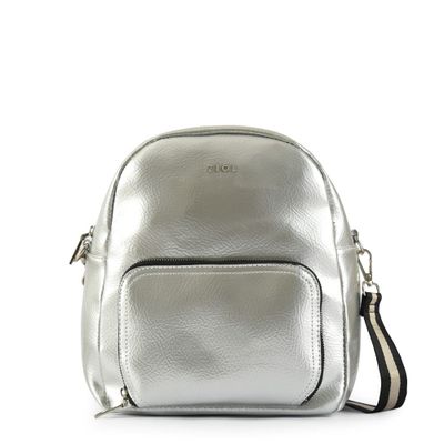 Mochila mediana etienne plateado