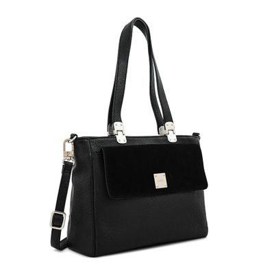 Imagen 2 del producto Cartera tote tres divisiones jelena negro especial