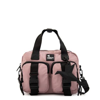 Cartera bandolera patsy mediana rosa viejo