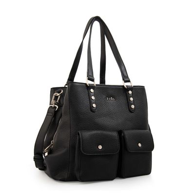 Imagen 2 del producto Cartera tote alisa mediana negro