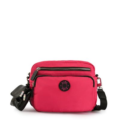 Cartera bandolera pequeña olimpia fucsia