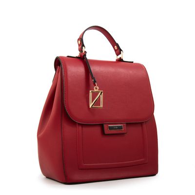 Imagen 2 del producto Mochila con tapa carmina mediana rojo
