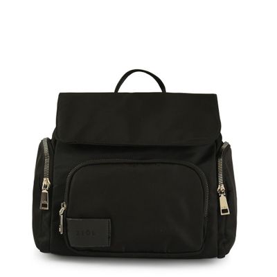 Imagen 1 del producto Mochila con tapa mediana maciel negro