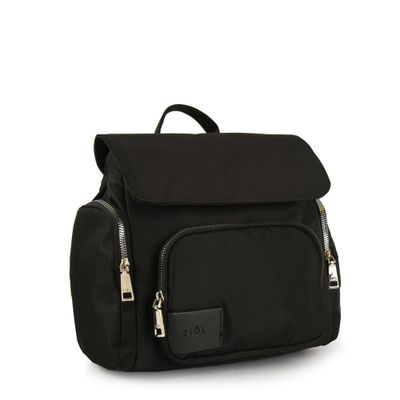 Imagen 2 del producto Mochila con tapa mediana maciel negro