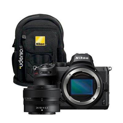 Cámara Nikon Mirrorless Z5 C/Lente 24-50mm + Mochila
