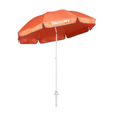 Imagen 1 del producto Quitasol Sombrilla Playa Grande 2,0 m diámetro UV+50 Naranja Discovery
