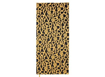 Toalla Microfibra grande Amarillo - Negro Discovery (90 x 200)