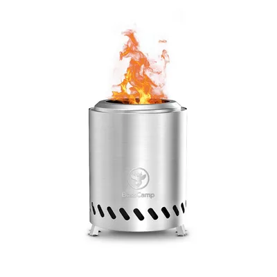 Brasero Sobremesa Sin Humo Fireboss Tabletop Silver Bosscamp