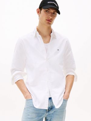 Camisa Oxford Heritage Regular Blanco Tommy Hilfiger