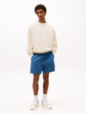 Short Amplio De Tejido Ripstop Azul Tommy Jeans