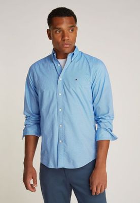 Camisa Solid Poplin Regular 0GY Celeste Tommy Hilfiger