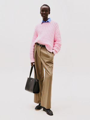 Imagen 2 del producto Sweater Soft Cable Solid Rosado Tommy Hilfiger