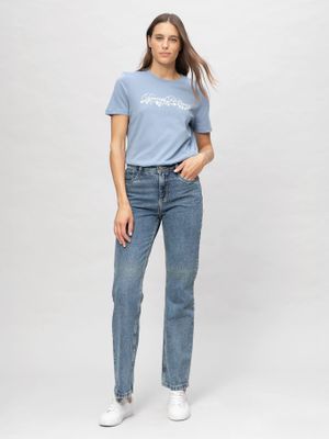 Imagen 2 del producto Polera Con Logo Gráfico Regular Fit Celeste Tommy Hilfiger