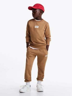 Joggers De Niño 1985 Collection Café Tommy Hilfiger